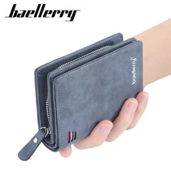 BAELLERRY - BILLETERA DE CUERO BAELLERY TARJETERO PARA HOMBRE