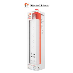 NEXXT SOLUTIONS - REGLETA DE 4 ENCHUFES Y 4 SALIDAS USB INTELIGENTE NEXXT