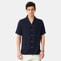 SAN COSME - Camisa Lino Hombre Azul