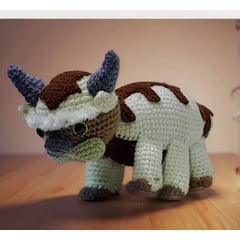 HECHO A MANO - Muñeco Amigurumi Appa 27 cm largo