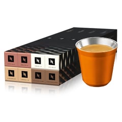 NESPRESSO - Pack de café Barista Creations x 80 cápsulas Gratis Taza Pixie Vienna Lungo