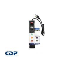 CDP - Supresor De Picos 6 tomas Color Negro 220v