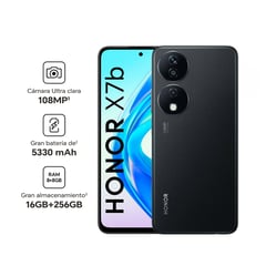 HONOR - CELULAR X7B 8GB+256GB CAMARA 108MP NEGRO