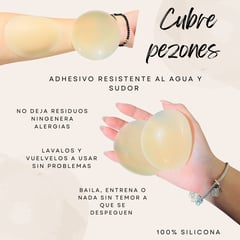 GENERICO - Nipple cover con adhesivo silicon pads cubre pezon