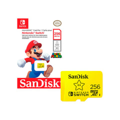 SANDISK - Ssd 256GB Ultra microSDXC Super Mario