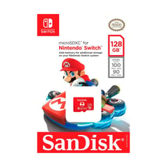 SANDISK - Ssd 128GB Ultra microSDXC Super Mario