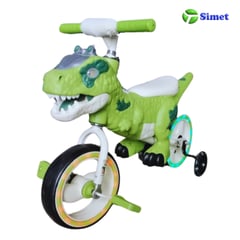 GENERICO - Bicicleta con Pedal Modelo Dinosaurio - Bicidino Verde