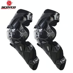 SCOYCO - RODILLERAS NEGRO K12 PARA MOTOCICLISTAS