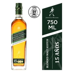 JOHNNIE WALKER - Whisky Green Label Botella 750 ML