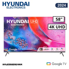 HYUNDAI - TV 58’’ HYLED5809G4KM UHD 4K GOOGLE TV