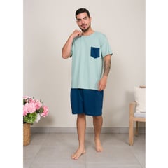 SOÑALIERE - Pijama de Hombre Short Polo Mc