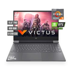 HP - Laptop Gamer Victus 15-FB0128LA RYZEN 5 5600H 8GB 512GB RTX3050 W11