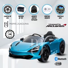 MCLAREN - Auto a Batería «MCLAREN GT II» Licenciado Sky Blue