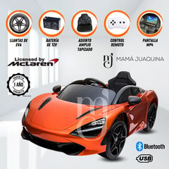 MCLAREN - Auto a Batería «MCLAREN GT II» Licenciado Orange