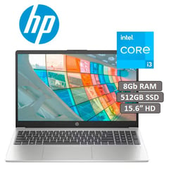 HP - LAPTOP 250 G10, CORE i3 1315U, 8GB RAM, 512 GB SSD, PANTALLA 15.6" HD LED, FreeDOS