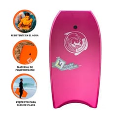 GRAVITAL - Tabla de surf Body Board de 37 FUCSIA