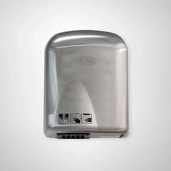 ALFANO - Secador de Manos de Acero Inoxidable Silver 1650W HD-BRUSHED