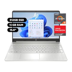 HP - Laptop 15-EF2501LA Ryzen 5 5500U 16GB 512SSD 15.6HD WIN11