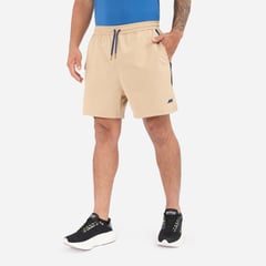 NEW ATHLETIC - Short Renzo Beige Con Azul Hombre