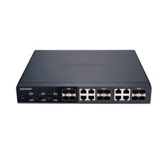 QNAP - SWITCH CONMUTADOR DE ETHERNET 12 PUERTOS NEGRO PN:QSW-M1208-8C-US