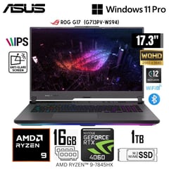 Laptop Rog Strix G713PV-WS94 AMD Ryzen9-7845HX 16GB RAM 1TB SSD 17.3" WQHD RTX4060-8GB WIN11