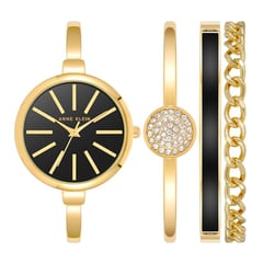 ANNE KLEIN - Kit Reloj + Brazalete Mujer cuarzo de Lujo Ori