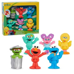 SESAME STREET - NEIGHBORHOOD FRIENDS 6 FIGURAS POSABLES