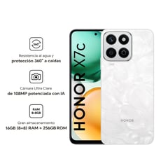 HONOR - X7c 8GB+256GB - Moonlight White