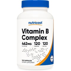 NUTRICOST - Suplemento Vitamin B Complex 120 Cápsulas