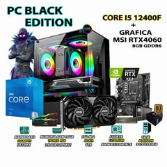 Computadora PC Gamer Core i5 12400F RAM 16GB SSD 1TB RTX 4060 8GB