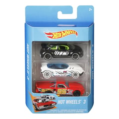 HOT WHEELS - Pack 3 Carros Surtido