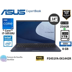 NOTEBOOK 14 " i7-1051U 8GB 256GB SSD + 1TB HDD - STAR BLACK + MOCHILA