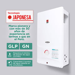 SAKURA - Calentador a Gas SH-890 13 lt