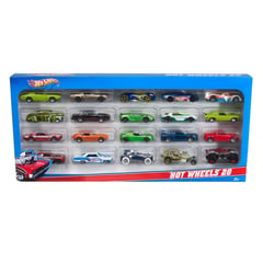 HOT WHEELS - Juguete Paquete de 20 Autos Aleatorio