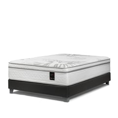 ROSEN - Cama Box Tarima Art 4 2 Plz + 2 Almohadas Memory Max