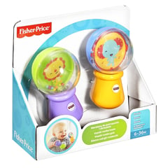 FISHER PRICE - Juguete de Bebé Maracas de Animalitos