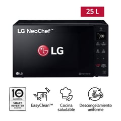 LG - Horno Microondas MS2536GIS 25L con EasyClean