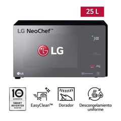 LG - Horno Microondas MH6596DIR 25L con EasyClean