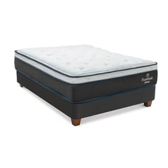 DRIMER - Cama Box Tarima Pure Fresh 2 Plz + 2 Almohadas