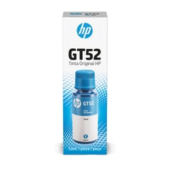 HP - Botella de Tinta Cian HP GT52 Original
