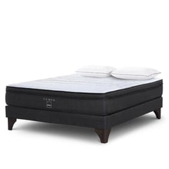 ROSEN - Cama Europea Tempo 2 Plz + 2 Almohadas Memory Max