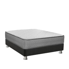 FORLI - Cama Box Tarima Polaris 1 Plz + 1 Almohada + Protector