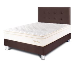 PARAISO - Dormitorio Royal Prince Firme 1.5 Plz + 1 Almohada Viscoelástica + Protector