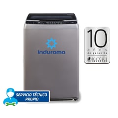 INDURAMA - Lavadora 21 Kg 680W LRI-21CR Inox