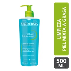 BIODERMA - Sebium Gel Moussant 500 ml.