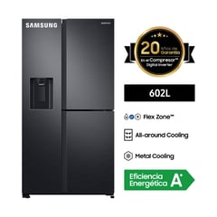 SAMSUNG - Refrigeradora Samsung Side by Side 602Lt RS65R5691B4