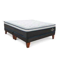 DRIMER - Cama Europea Gold Pure Fresh King + 2 Almohadas