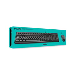 LOGITECH - Kit Teclado Y Mouse MK120 Alambrico USB