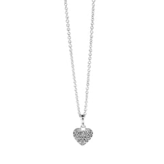 MAISHA - Collar Corazon con Zircones de Plata 925