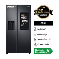 SAMSUNG - Refrigeradora Side by Side Family Hub 685Lt RS27T5561B1